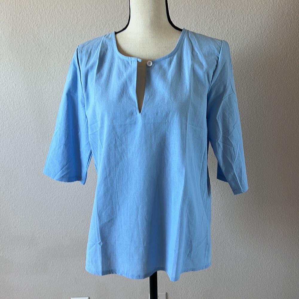 Women’s blouse tunic light blue